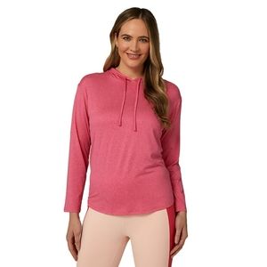 NWT 32 Degrees Women's Cool Long-Sleeve Hooded T-Shirt